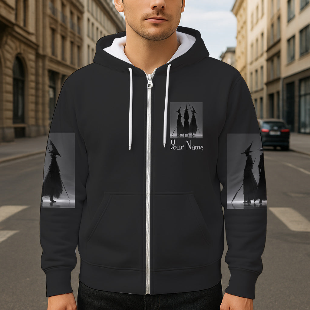 Lila Hexe – Personalisiertes Hexen-Shirt