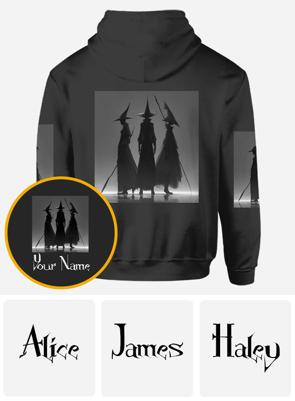 Lila Hexe – Personalisiertes Hexen-Shirt