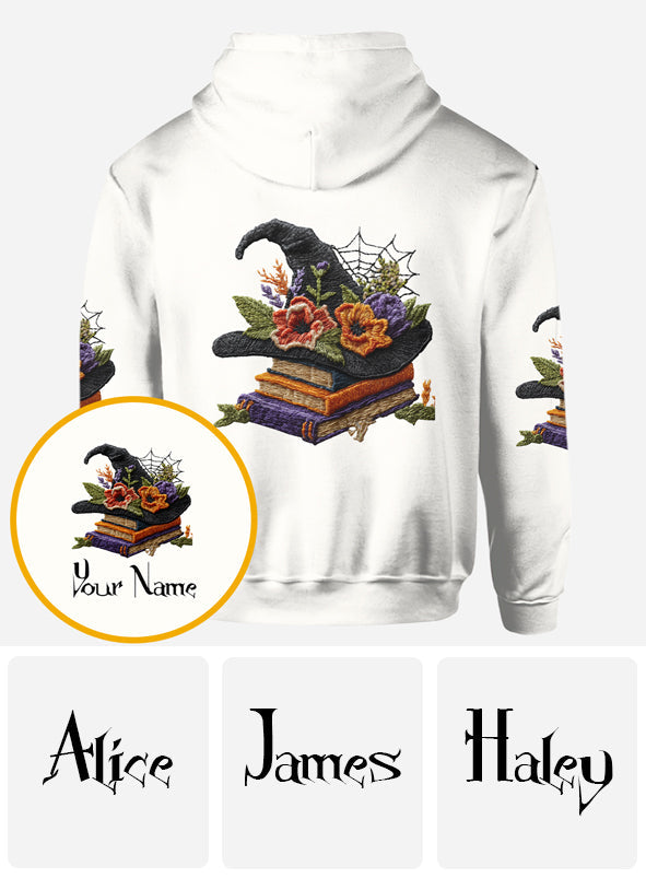 Lila Hexe – Personalisiertes Hexen-Shirt