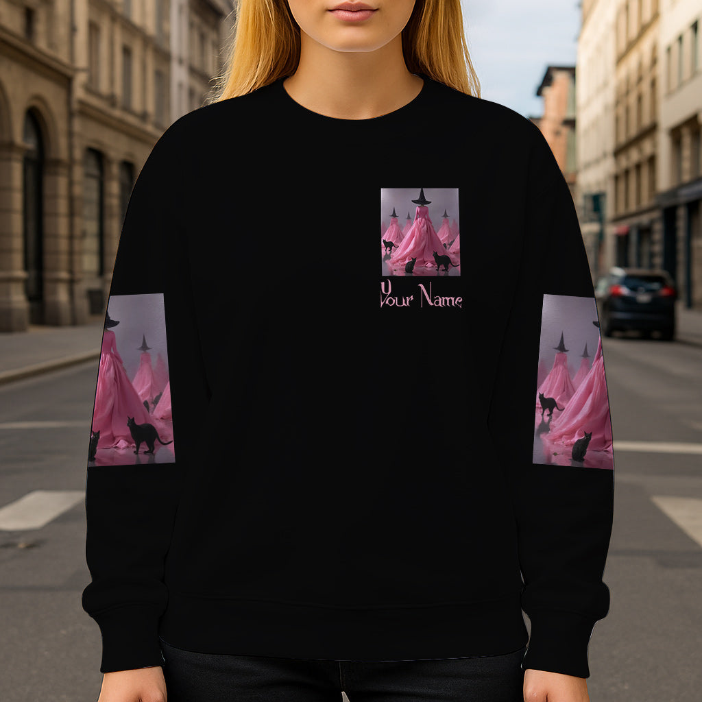 Lila Hexe – Personalisiertes Hexen-Shirt