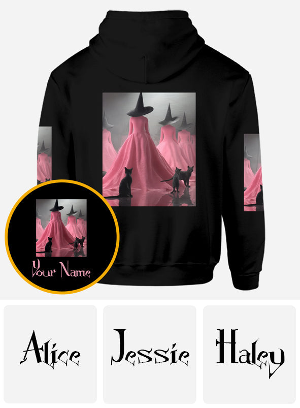 Lila Hexe – Personalisiertes Hexen-Shirt