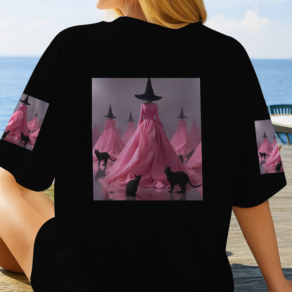 Lila Hexe – Personalisiertes Hexen-Shirt