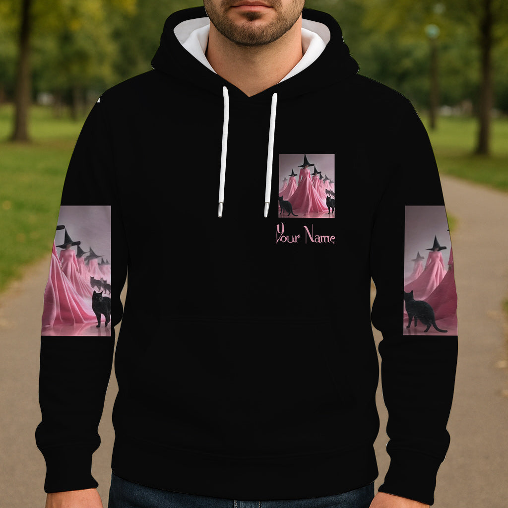 Lila Hexe – Personalisiertes Hexen-Shirt