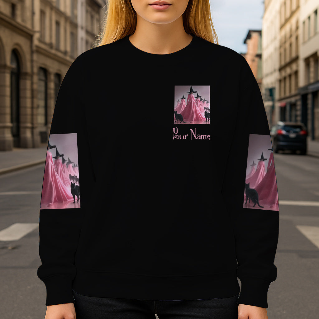 Lila Hexe – Personalisiertes Hexen-Shirt