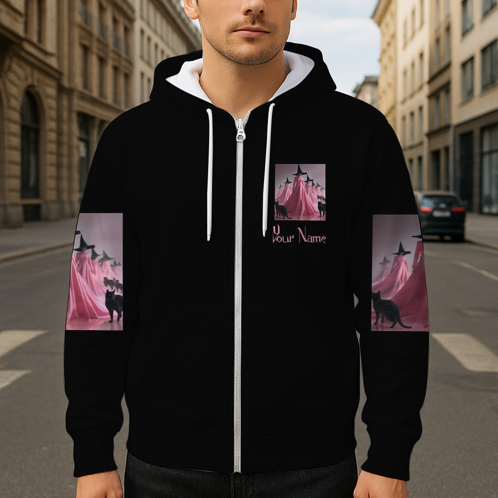 Lila Hexe – Personalisiertes Hexen-Shirt