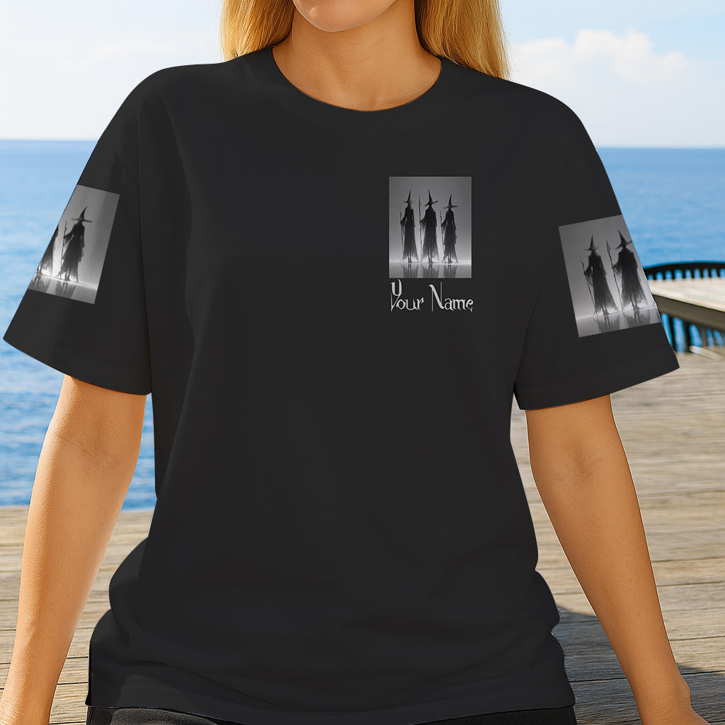 Lila Hexe – Personalisiertes Hexen-Shirt