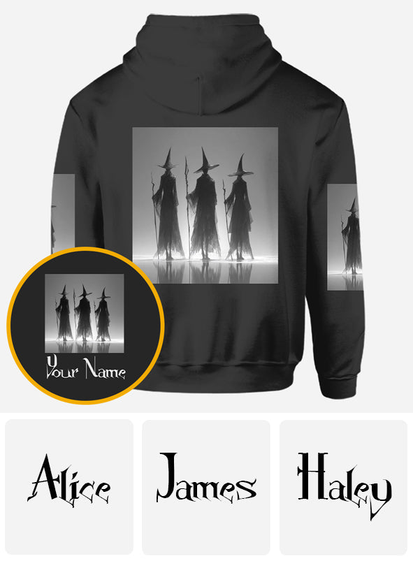 Lila Hexe – Personalisiertes Hexen-Shirt