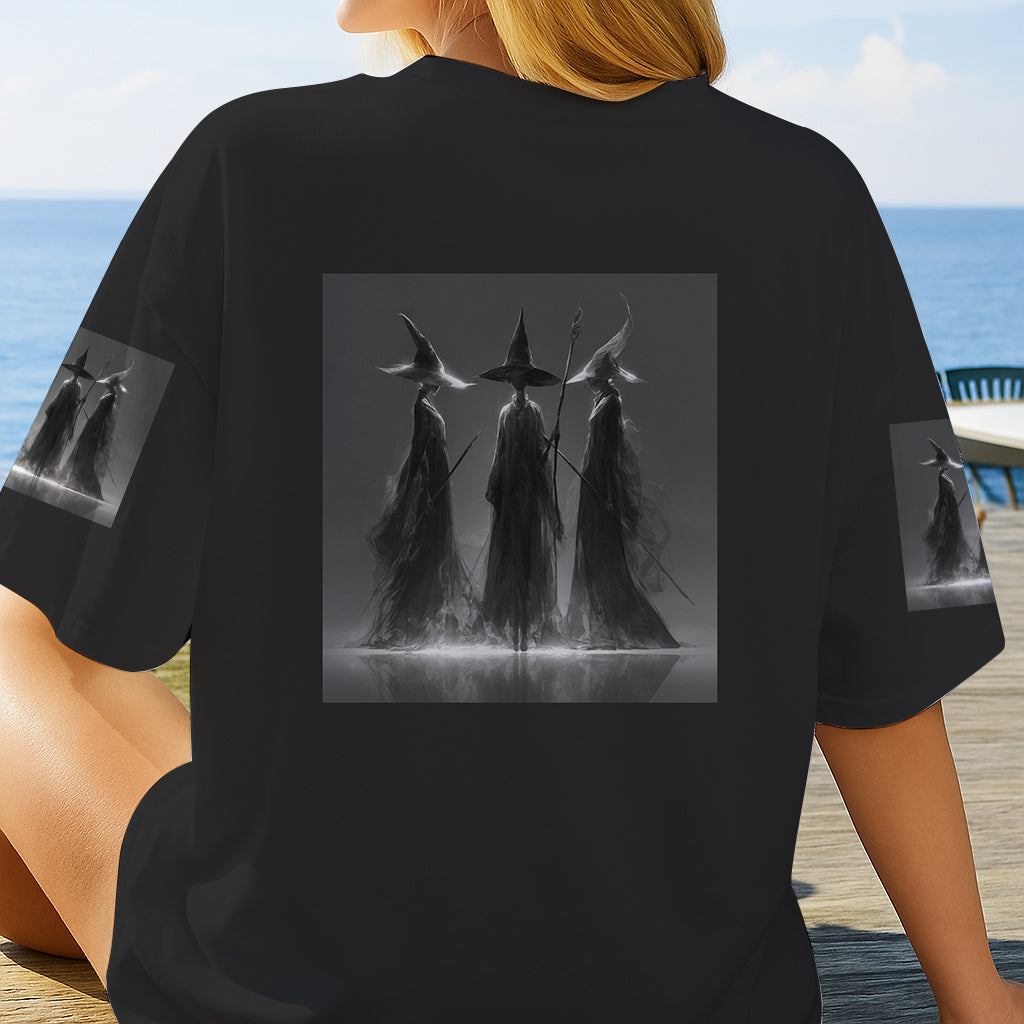 Lila Hexe – Personalisiertes Hexen-Shirt