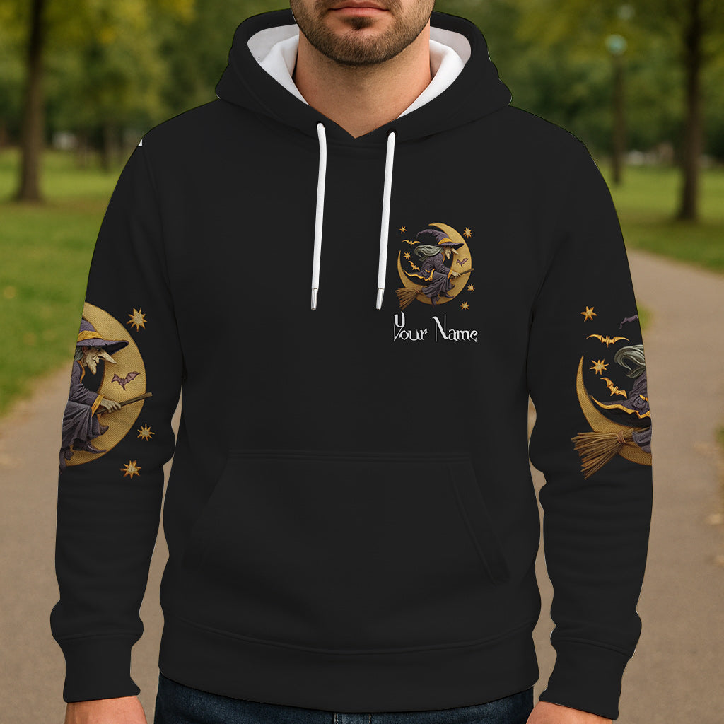 Lila Hexe – Personalisiertes Hexen-Shirt