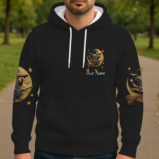 Lila Hexe – Personalisiertes Hexen-Shirt