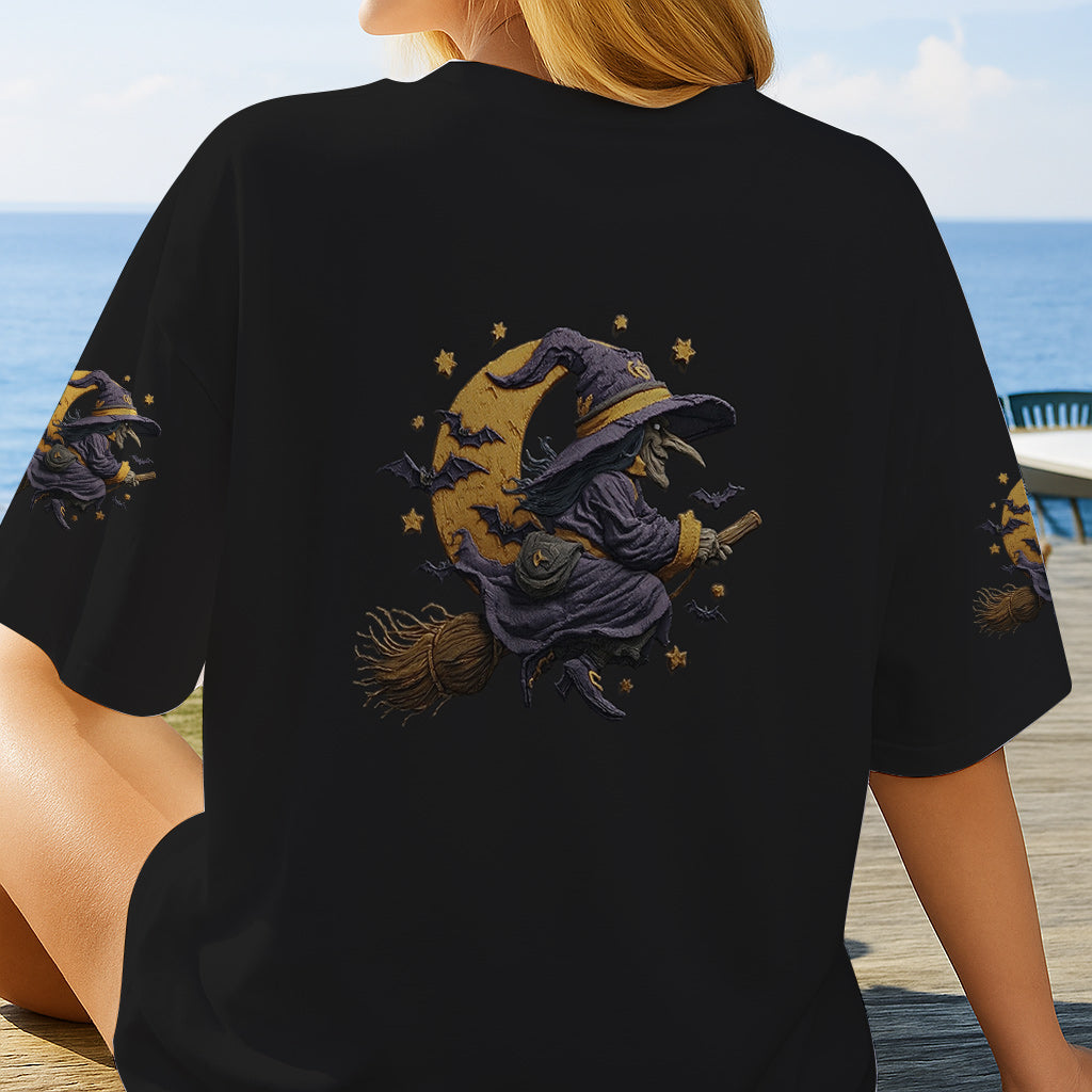 Lila Hexe – Personalisiertes Hexen-Shirt