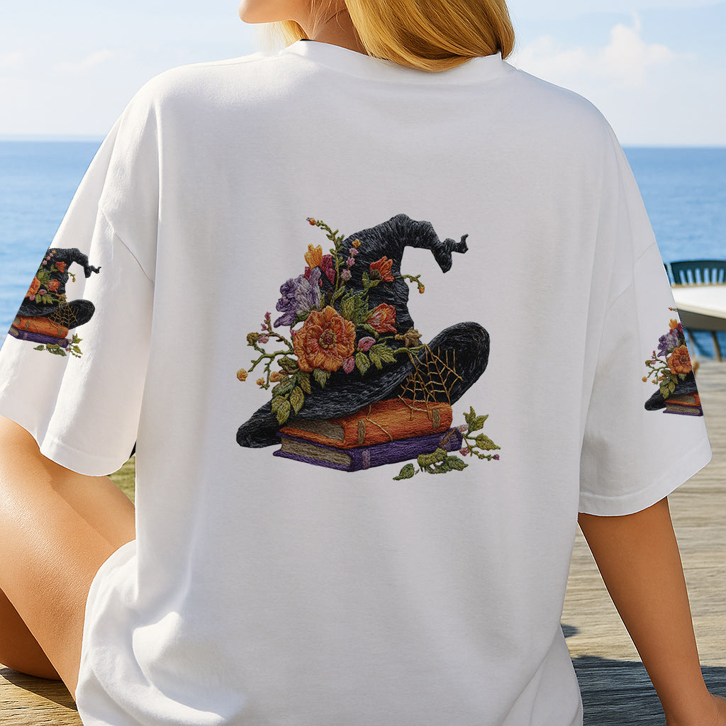 Lila Hexe – Personalisiertes Hexen-Shirt