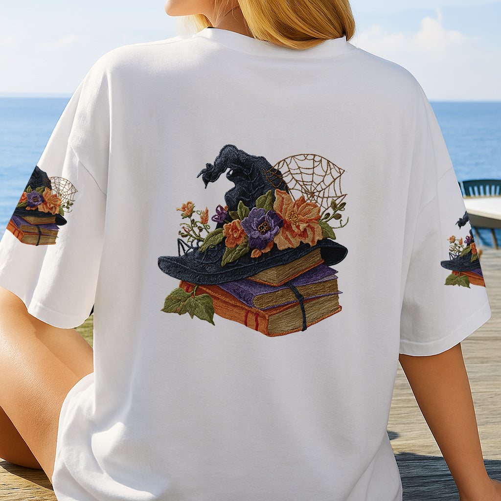 Lila Hexe – Personalisiertes Hexen-Shirt