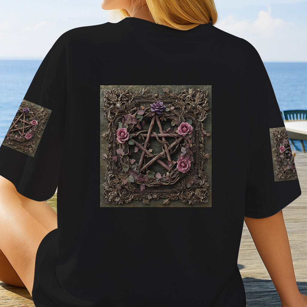 Lila Hexe – Personalisiertes Hexen-Shirt