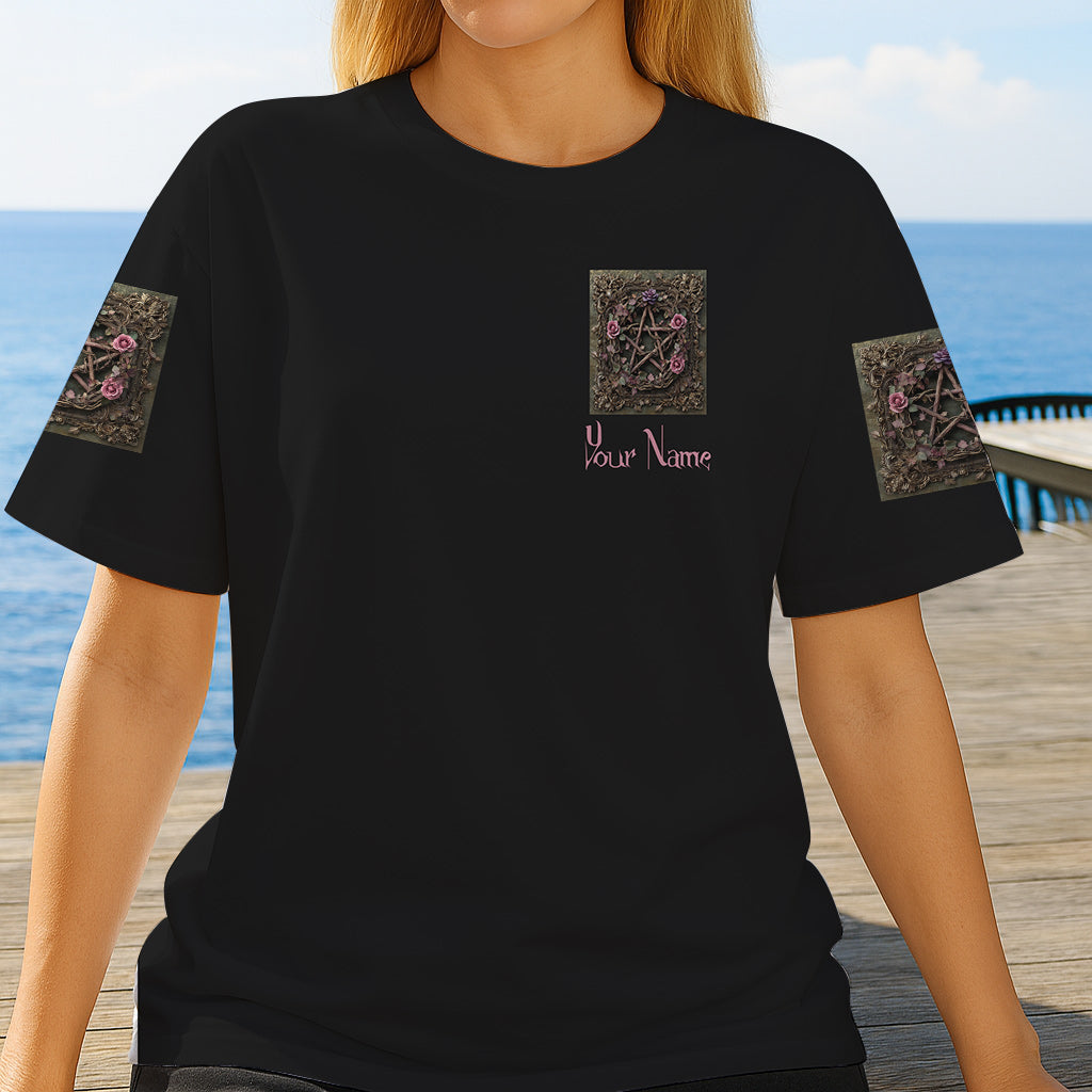 Lila Hexe – Personalisiertes Hexen-Shirt