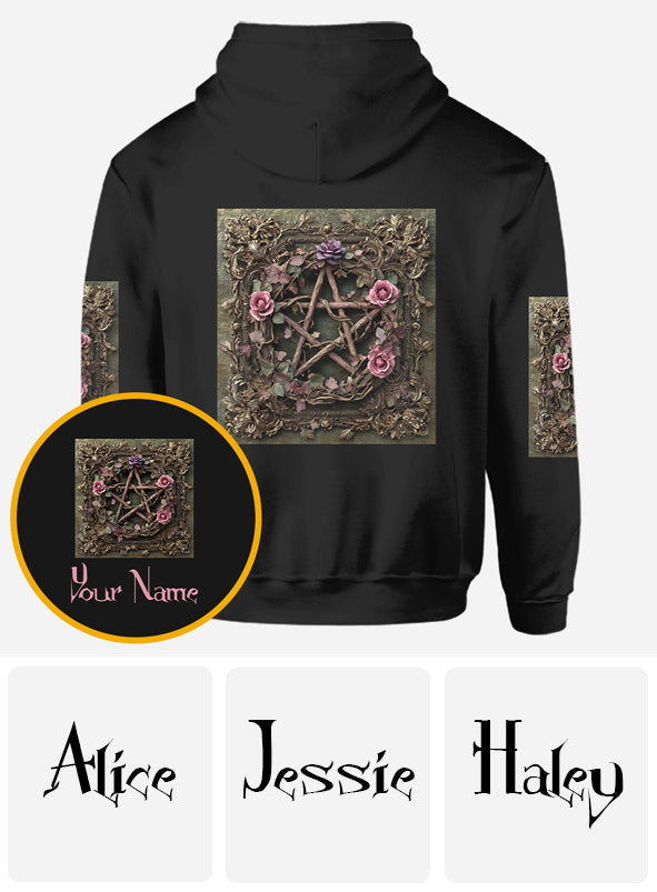 Lila Hexe – Personalisiertes Hexen-Shirt