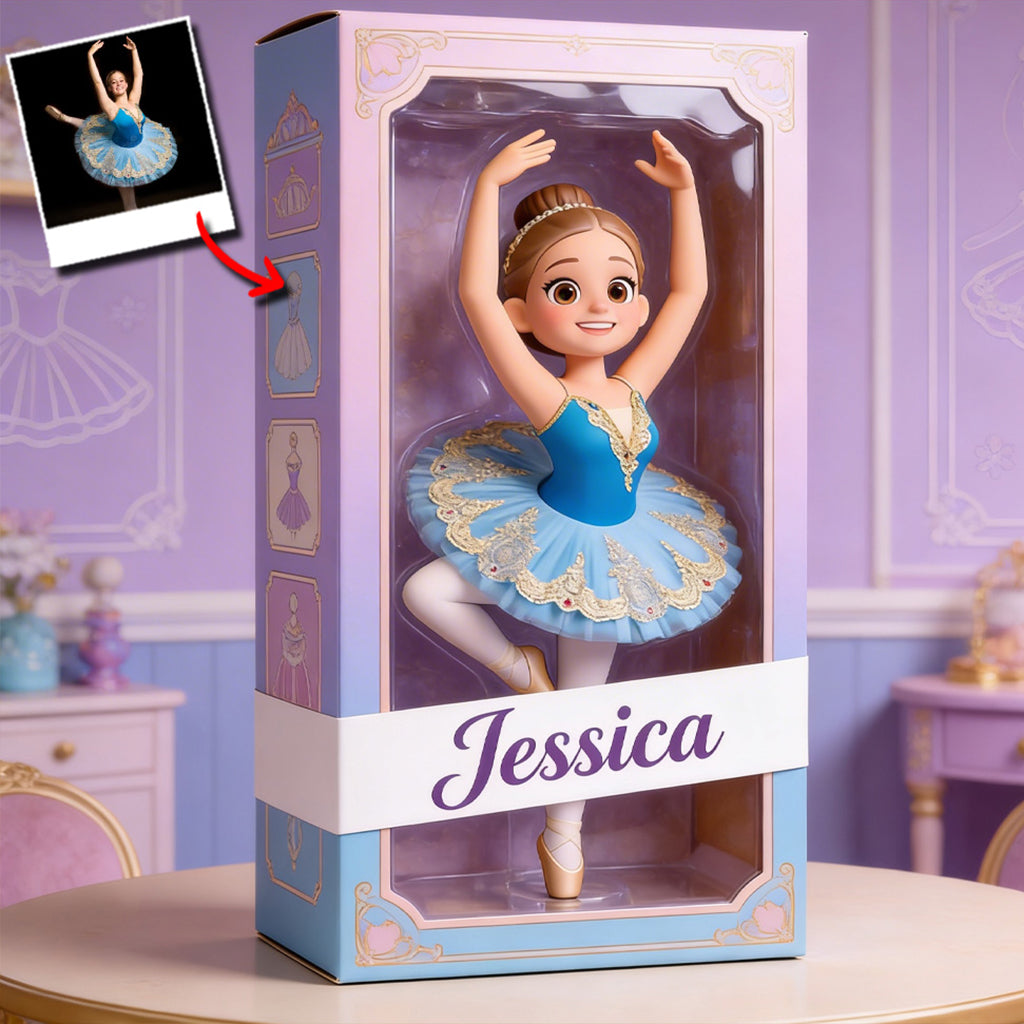 Love Ballet - Custom From Any Photo - Personalized Ballet Custom Shaped Acrylic Plaque