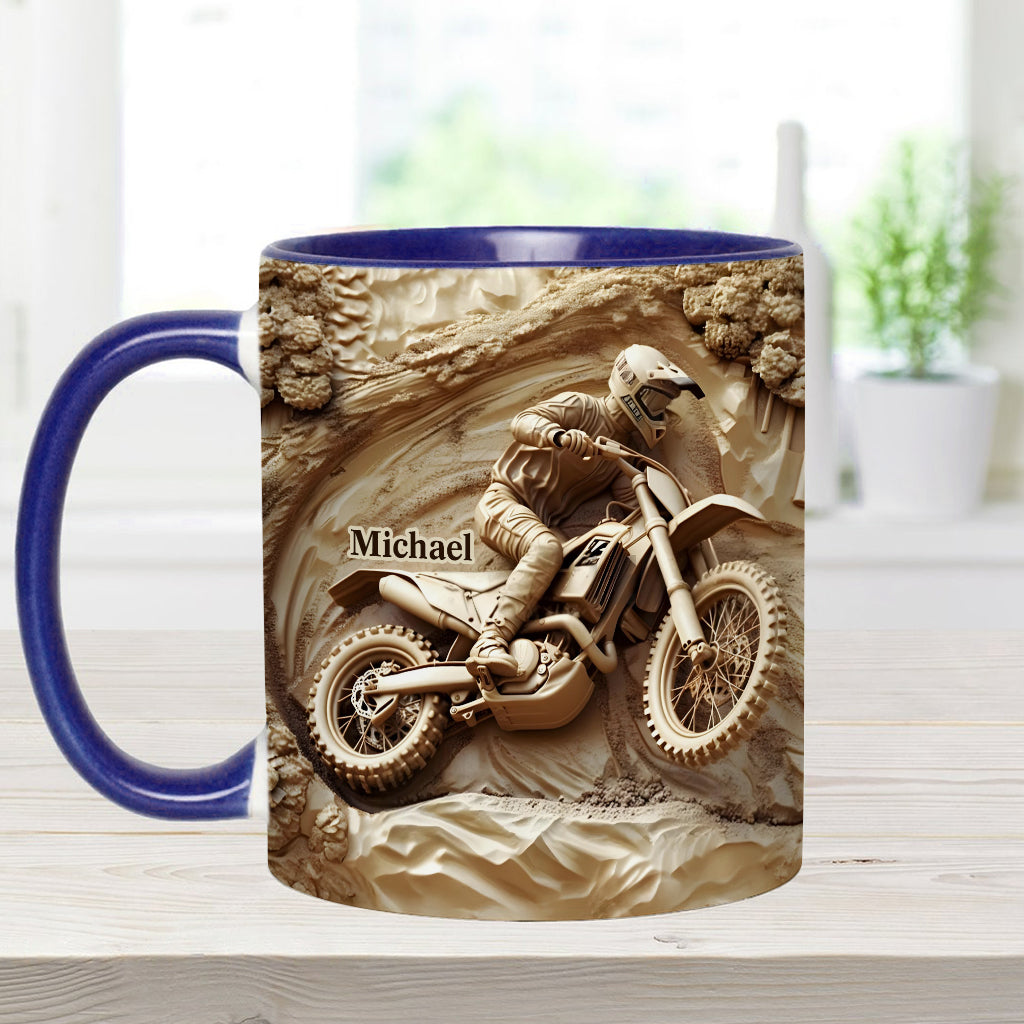 Cooles Dirtbike, Motocross - Personalisierter Dirtbike-Akzentbecher
