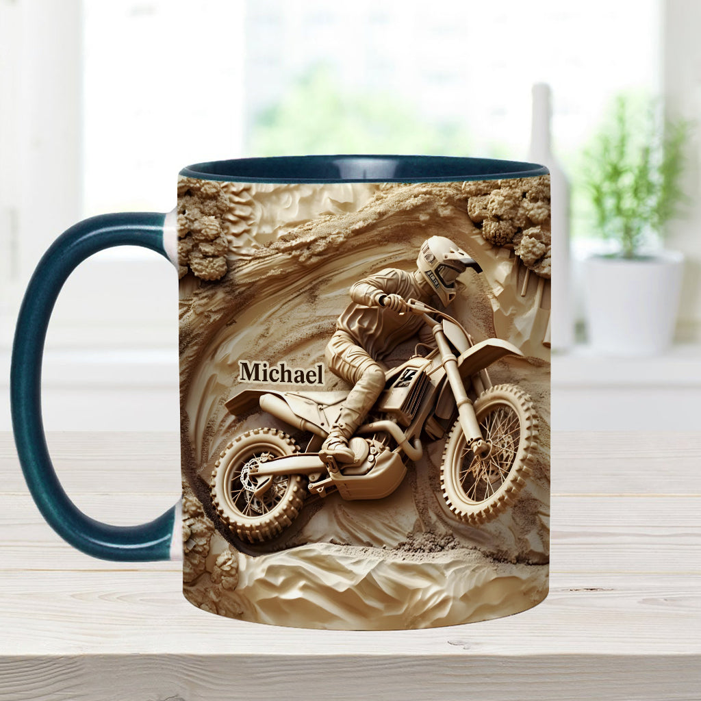 Cooles Dirtbike, Motocross - Personalisierter Dirtbike-Akzentbecher