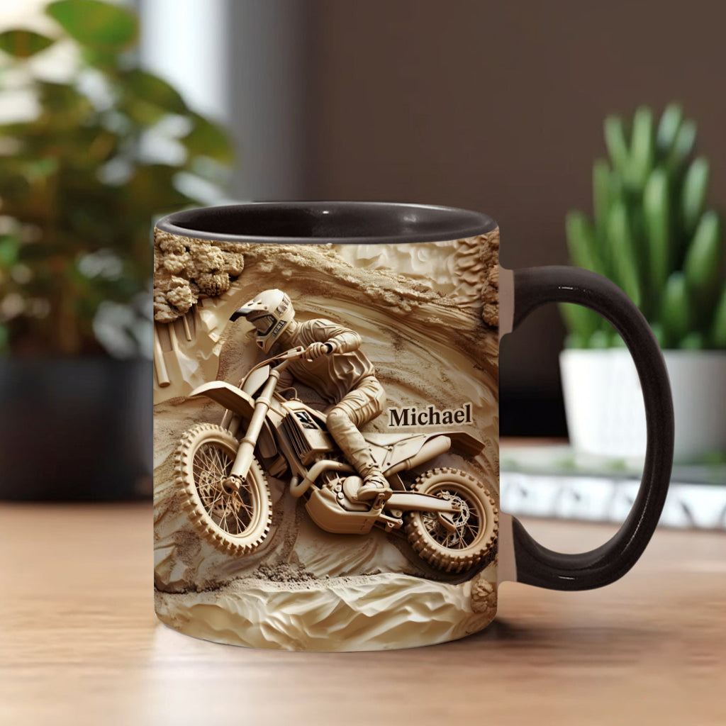 Cooles Dirtbike, Motocross - Personalisierter Dirtbike-Akzentbecher