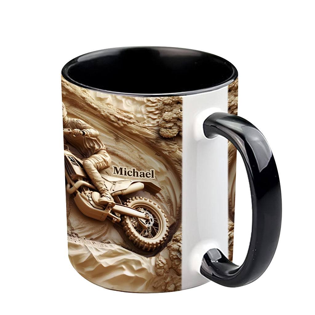 Cooles Dirtbike, Motocross - Personalisierter Dirtbike-Akzentbecher