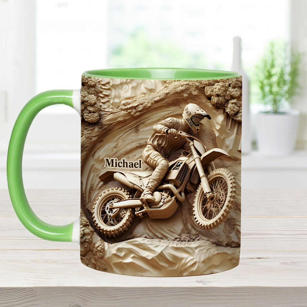 Cooles Dirtbike, Motocross - Personalisierter Dirtbike-Akzentbecher