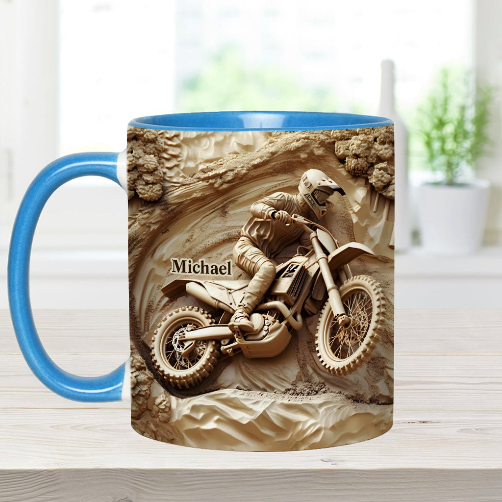 Cooles Dirtbike, Motocross - Personalisierter Dirtbike-Akzentbecher