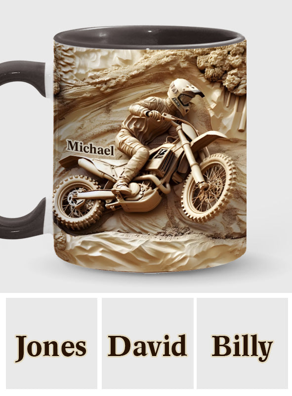 Cooles Dirtbike, Motocross - Personalisierter Dirtbike-Akzentbecher
