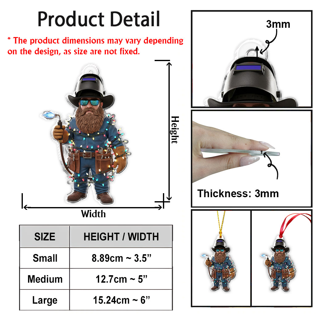 Lustiger Schweißer-Anhänger nach Foto - Personalisierter Schweißer-Anhänger