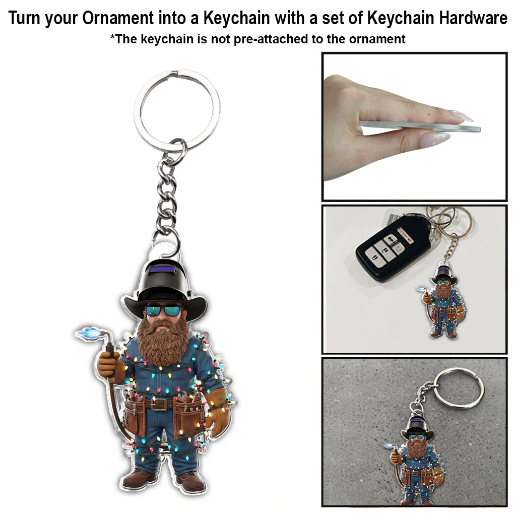 Lustiger Schweißer-Anhänger nach Foto - Personalisierter Schweißer-Anhänger