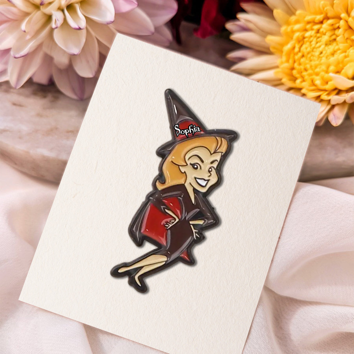 Magical Witch - Personalized Witch Pin