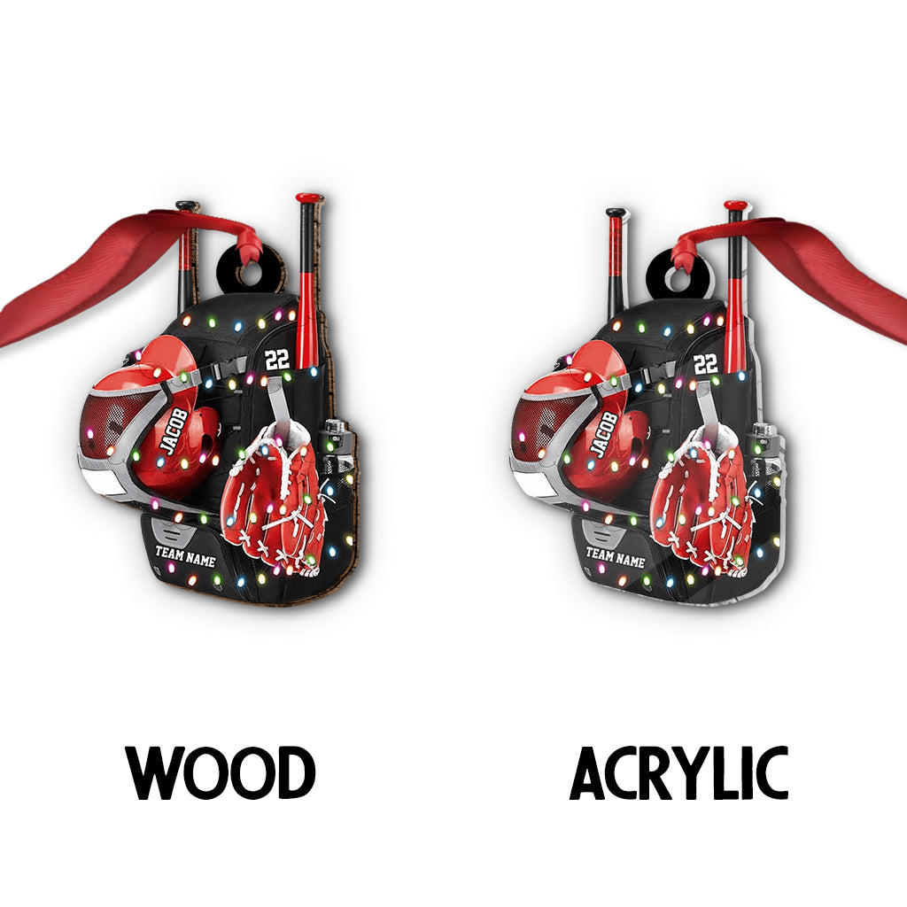 Baseball-Rucksack – personalisierter Baseball-Anhänger