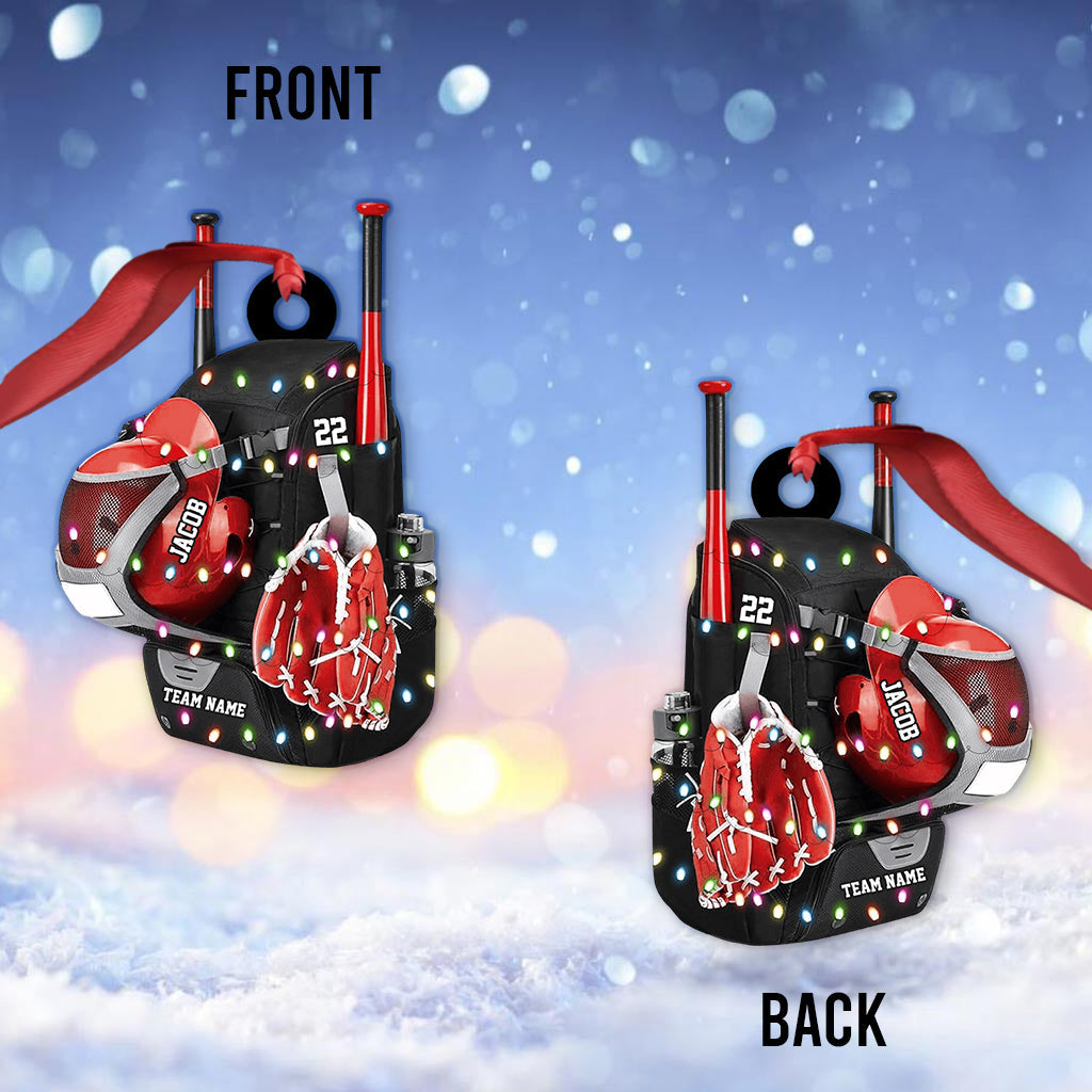 Baseball-Rucksack – personalisierter Baseball-Anhänger