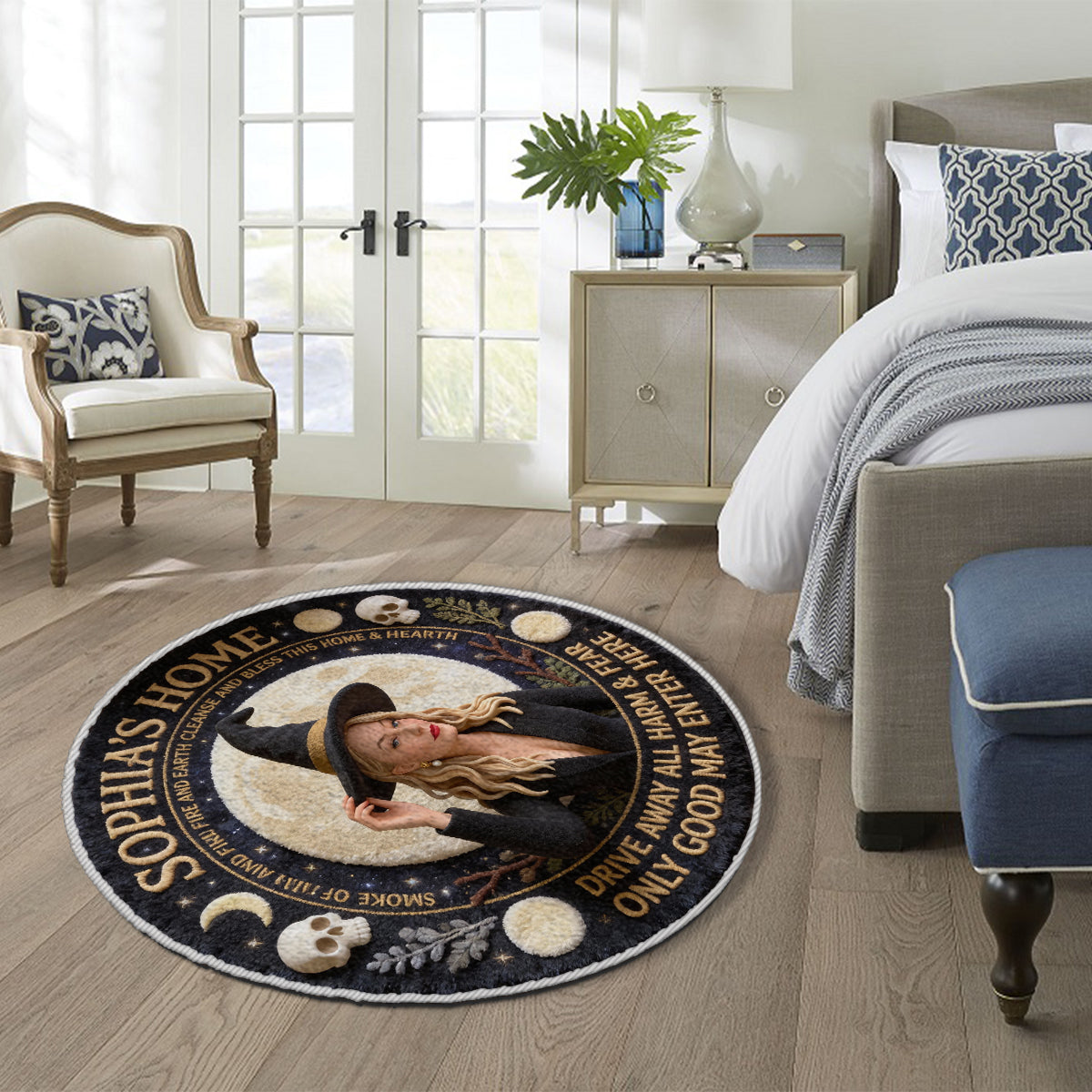 Magical Witch - Personalized Witch Non-Slip Tufted Rug