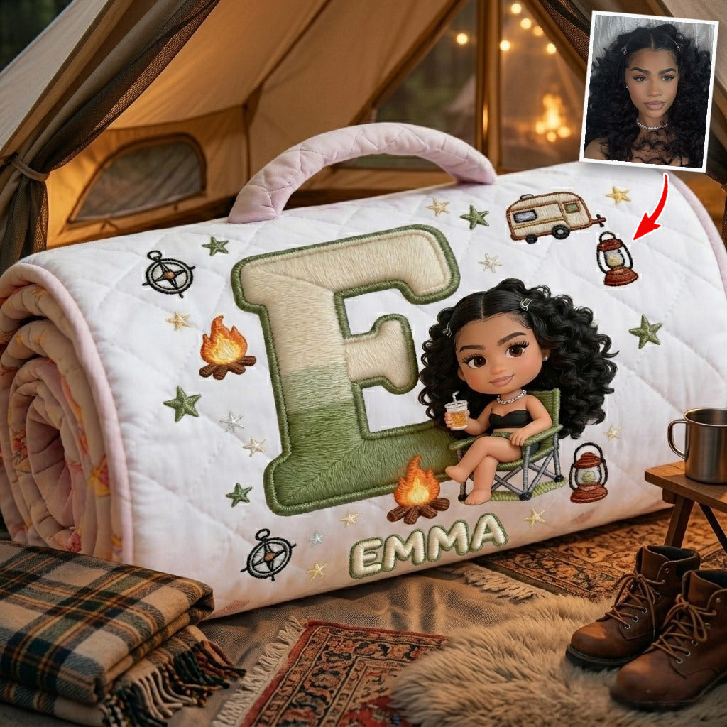 Camping Leben - Personalisierte Camping-Nap Mat
