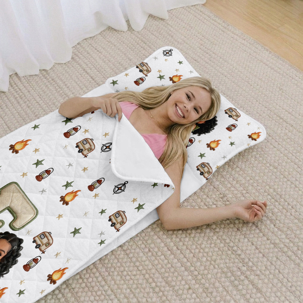 Camping Leben - Personalisierte Camping-Nap Mat
