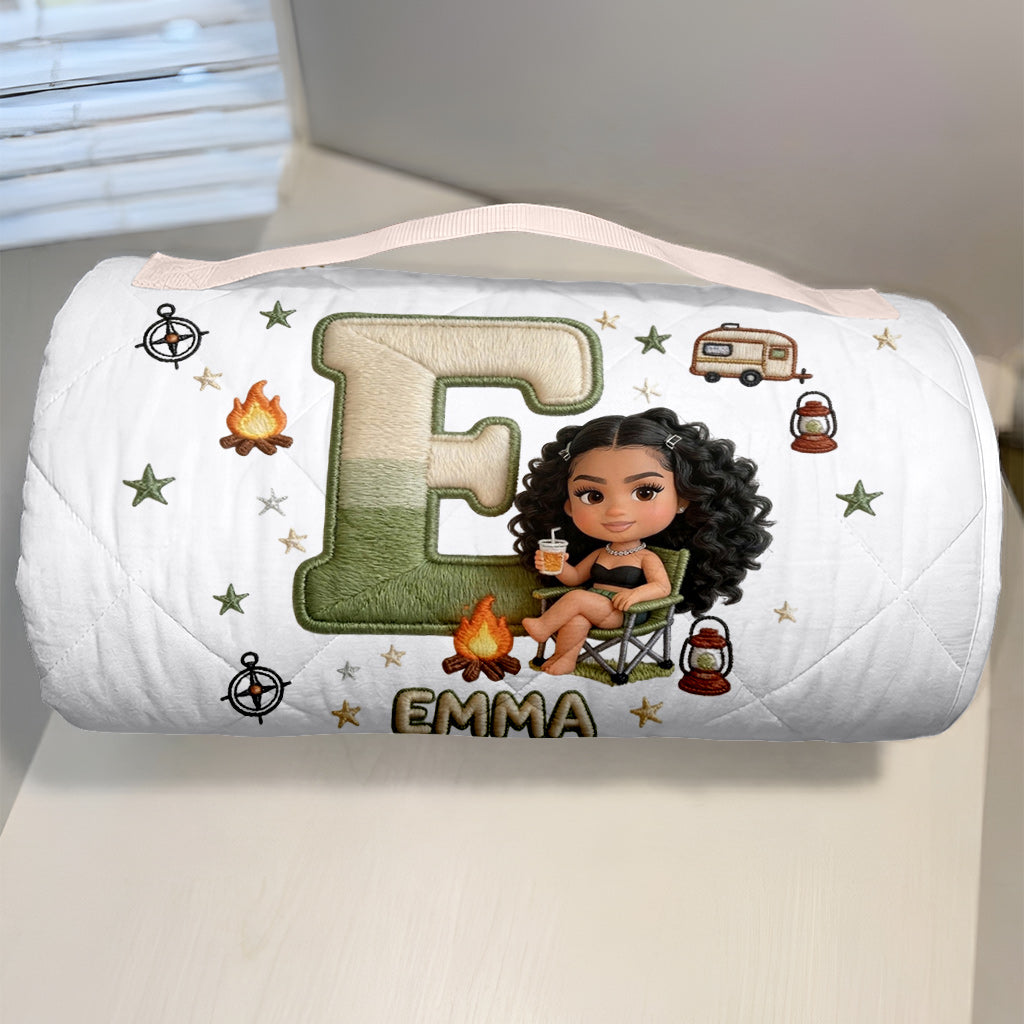 Camping Leben - Personalisierte Camping-Nap Mat