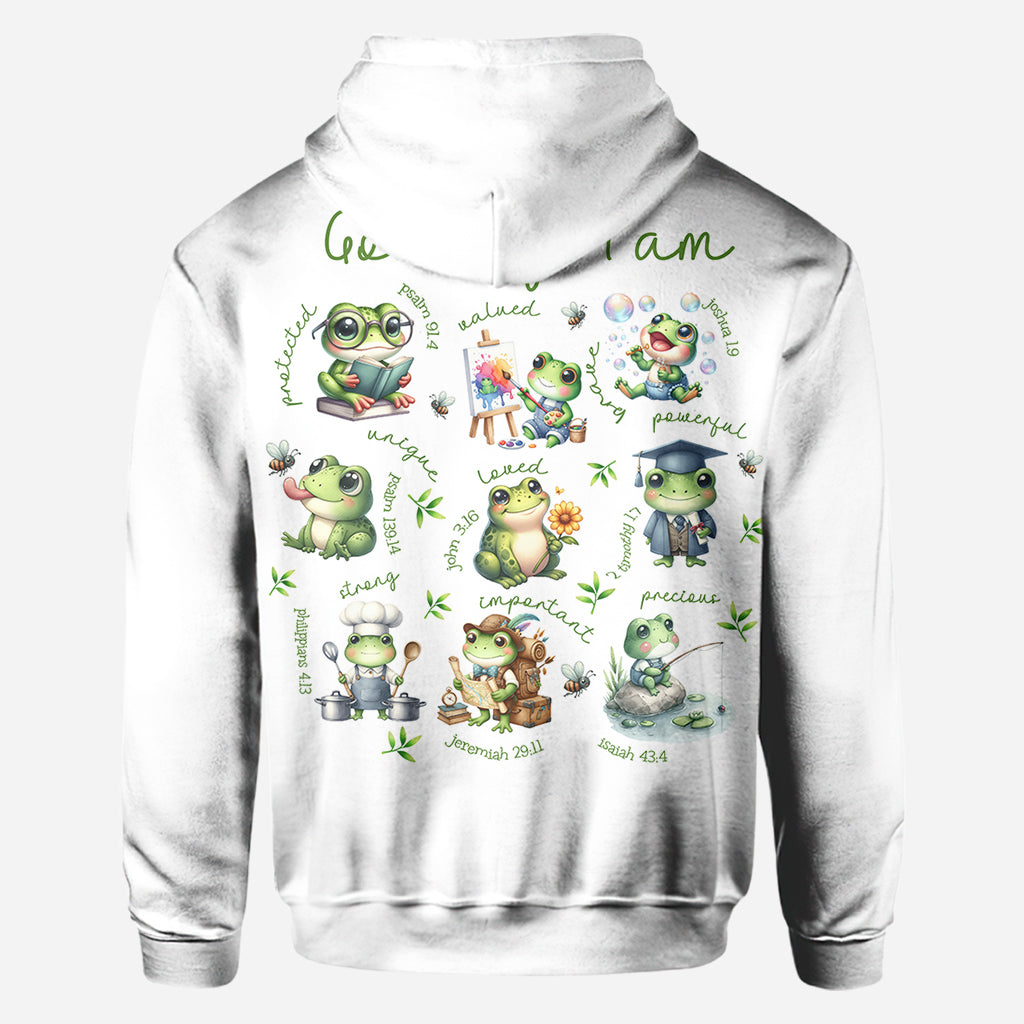 Gott sagt, ich bin es – Personalisiertes Frosch-T-Shirt
