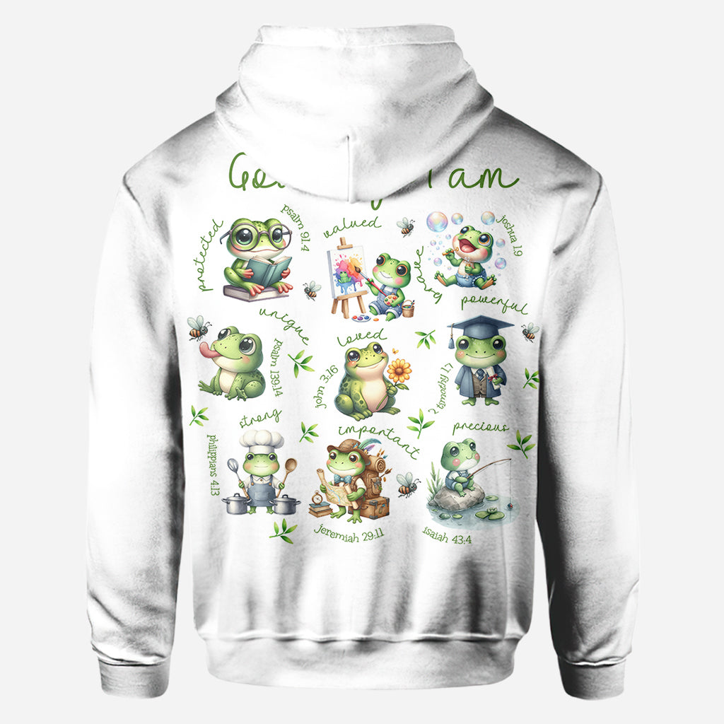 Gott sagt, ich bin es – Personalisiertes Frosch-T-Shirt