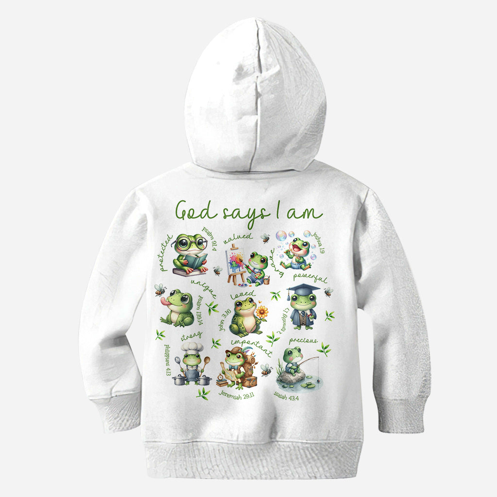 Gott sagt, ich bin es – Personalisiertes Frosch-T-Shirt