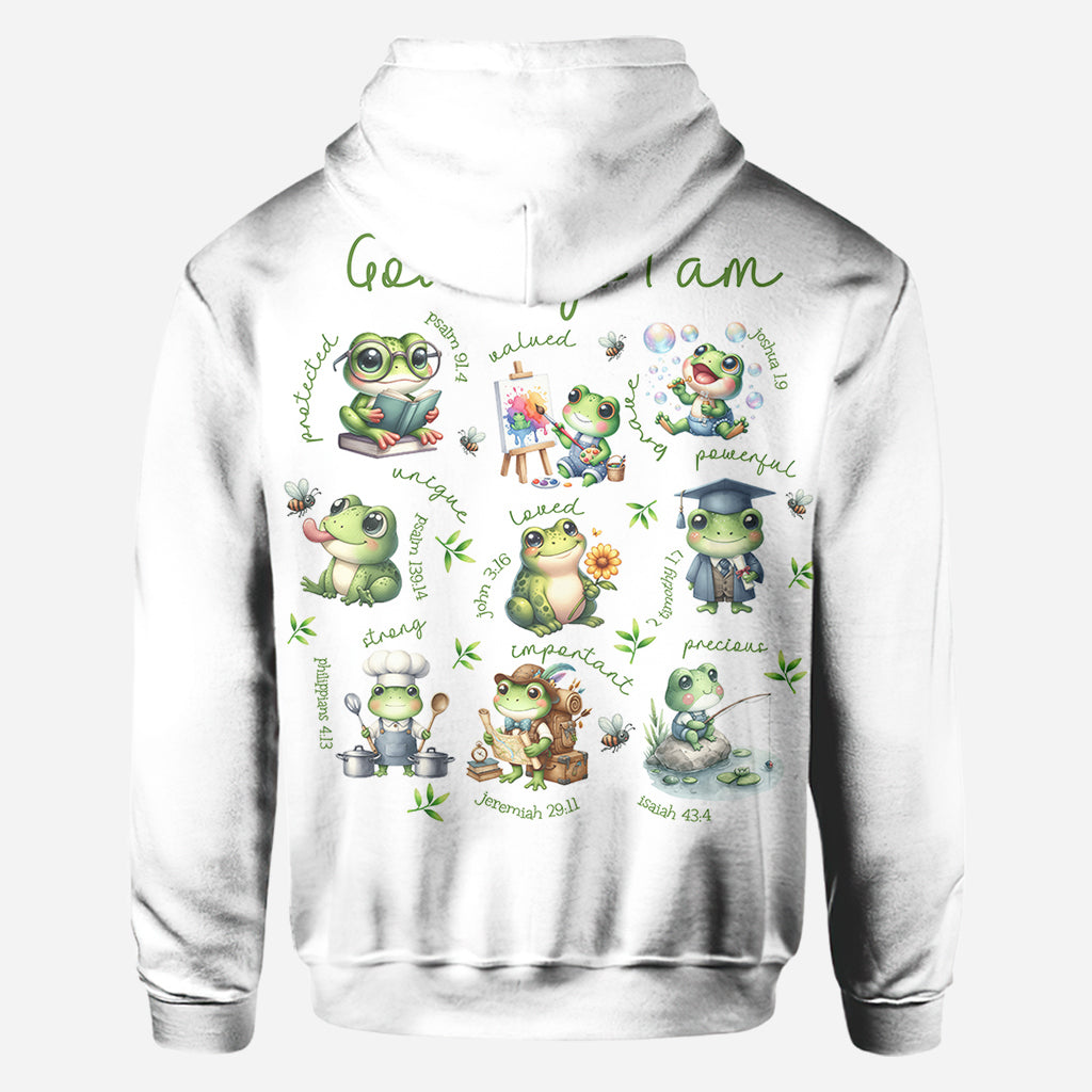 Gott sagt, ich bin es – Personalisiertes Frosch-T-Shirt
