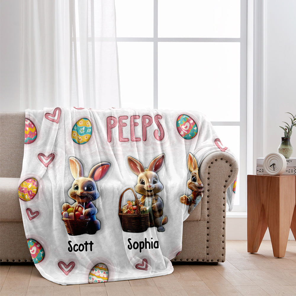 Omas Peeps – Personalisierte Oma-Decke