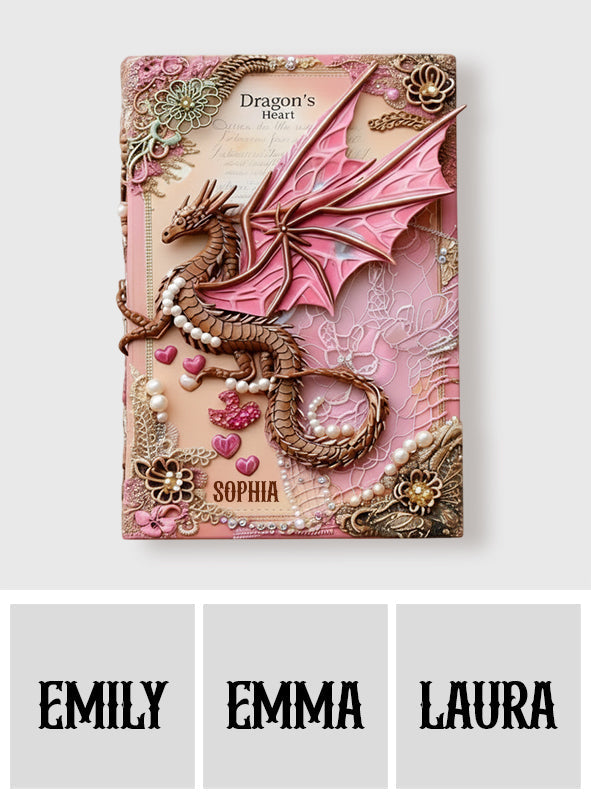 Dragon's Heart - Personalized Dragon Leather Journal