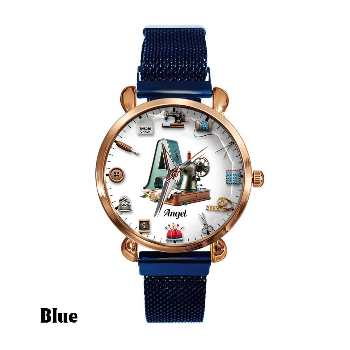 Nähbegeisterung – Personalisierte Damen-Handuhr 