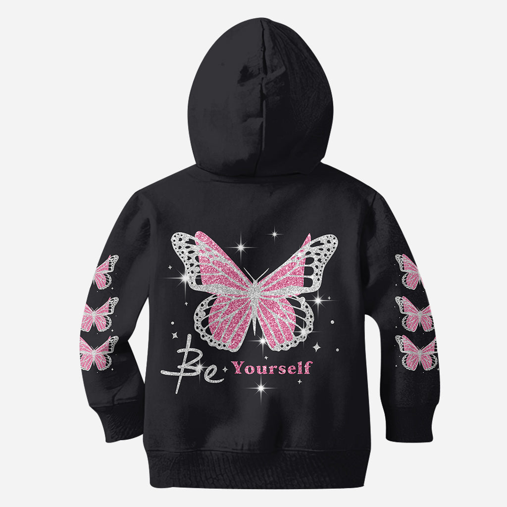 Be Yourself - Personalized Butterfly Hoodie and Leggings