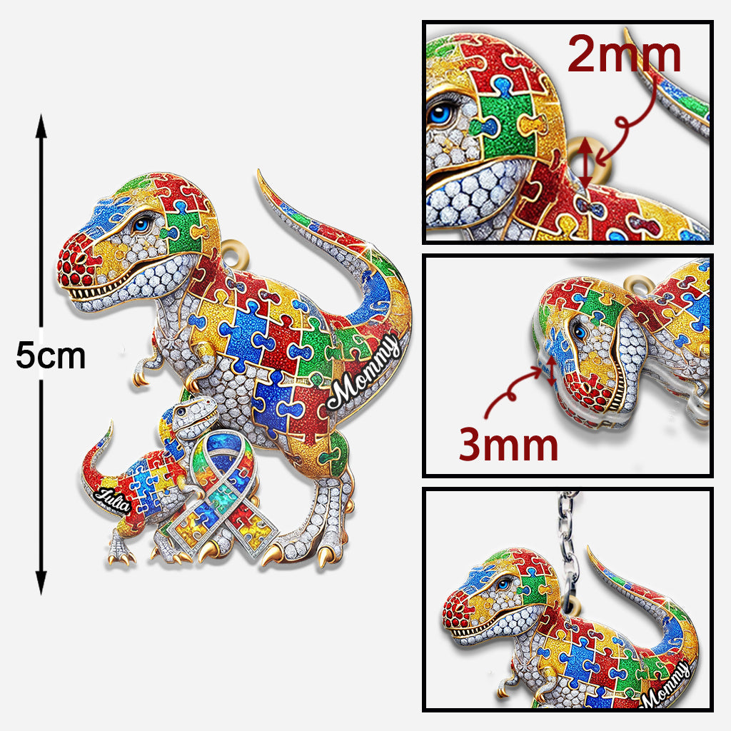 Starke Mama – Personalisierter Schlüsselanhänger zur Sensibilisierung für Autismus