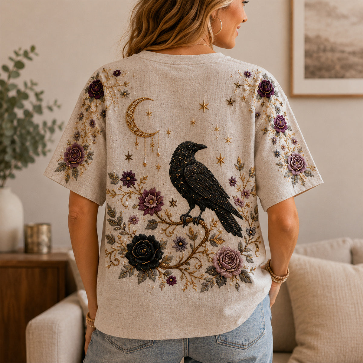 Magic Witch - Personalized Witch Fully Printed V-Neck T-Shirt