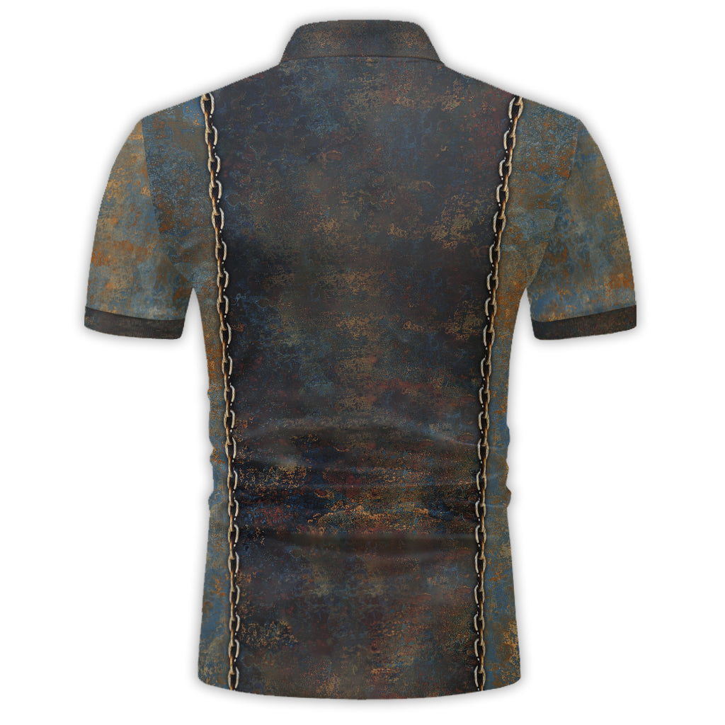 Whiskey und Zigarre – Personalisiertes Whisky-Poloshirt