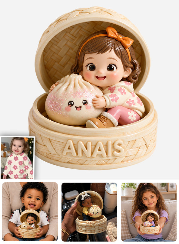 The Funny Mystery Dumpling For Kid - Personalized Kid 2-Side Printed Acrylic Plaque
