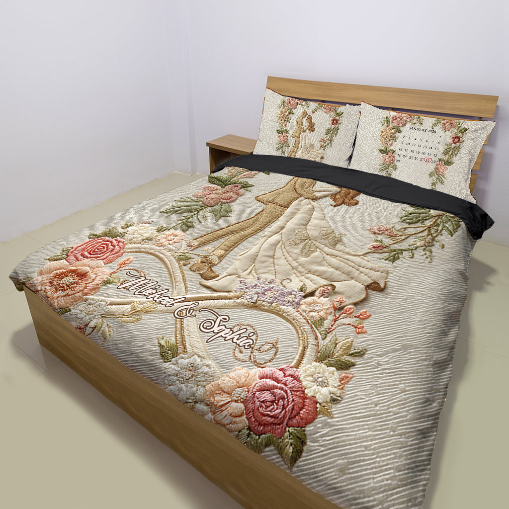 Für immer Liebe – Personalisierte Bettwäsche für Paare
